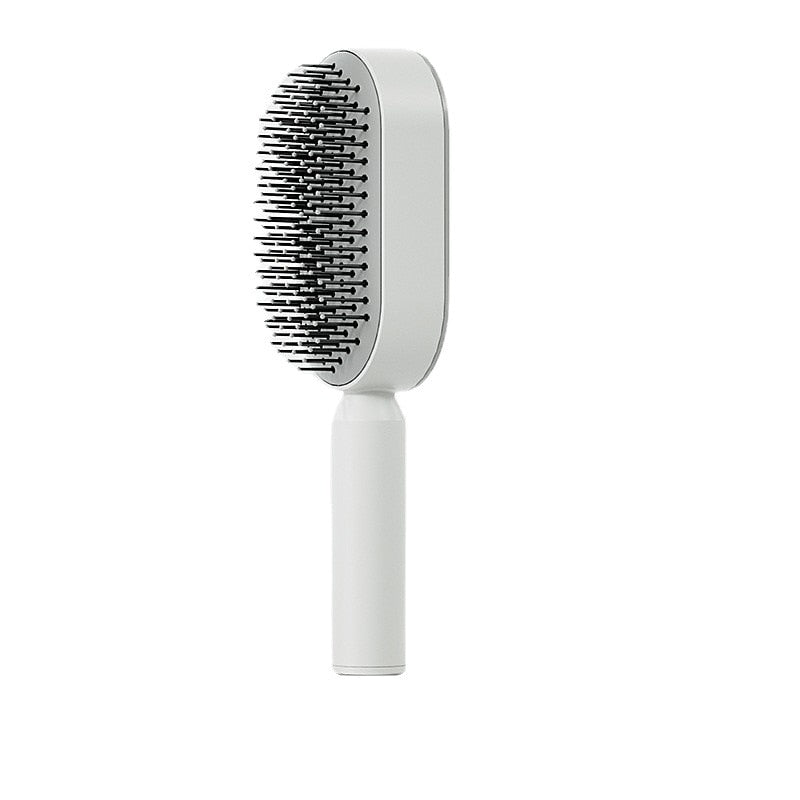 Brosse à cheveux autonettoyante antistatique