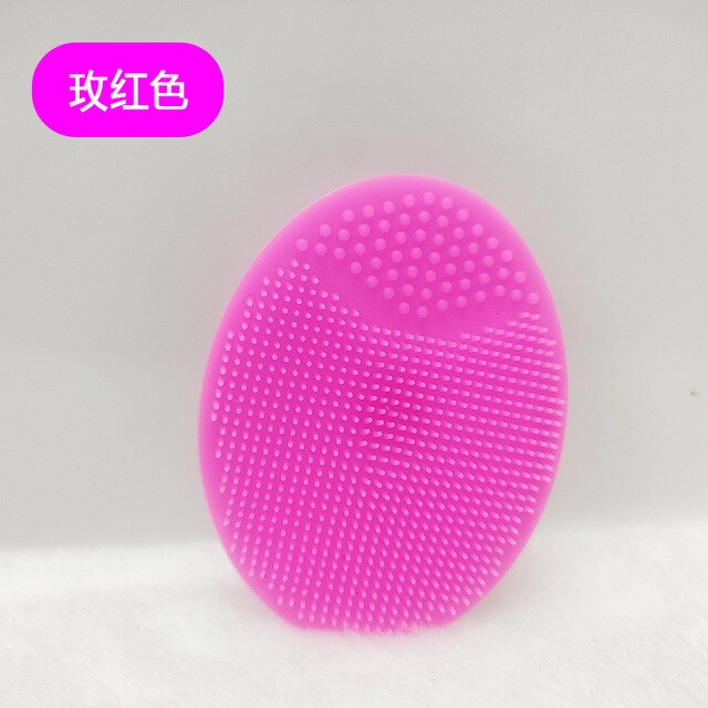 Brosse de massage en silicone souple pour le bain de bébé