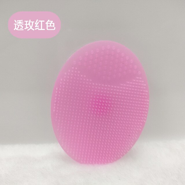 Brosse de massage en silicone souple pour le bain de bébé