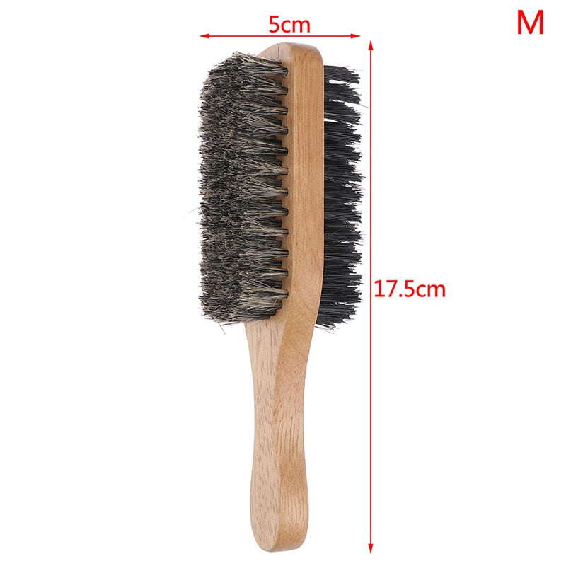 Brosse à barbe en poils de sanglier pour hommes